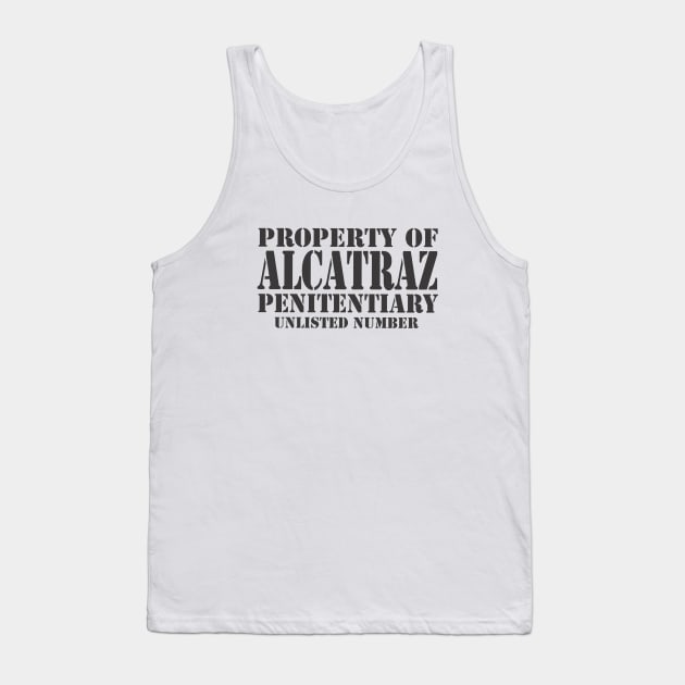 Property of Alcatraz Penitentiary Tank Top by toruandmidori